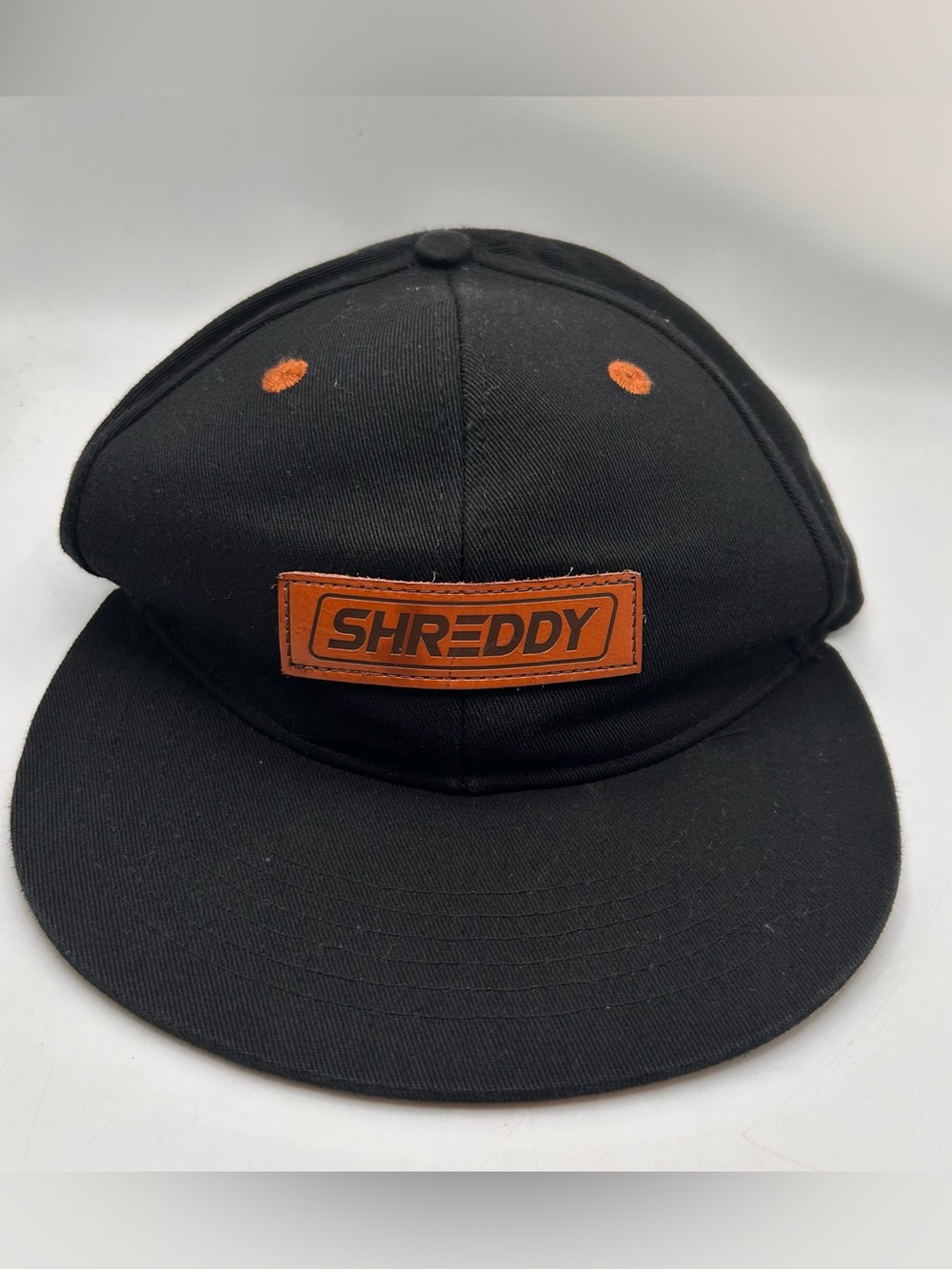 Shreddy StrapBack Hat Leather Patch And Back Logo
